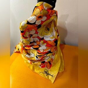 Vintage Schiaparelli Silk Scarf